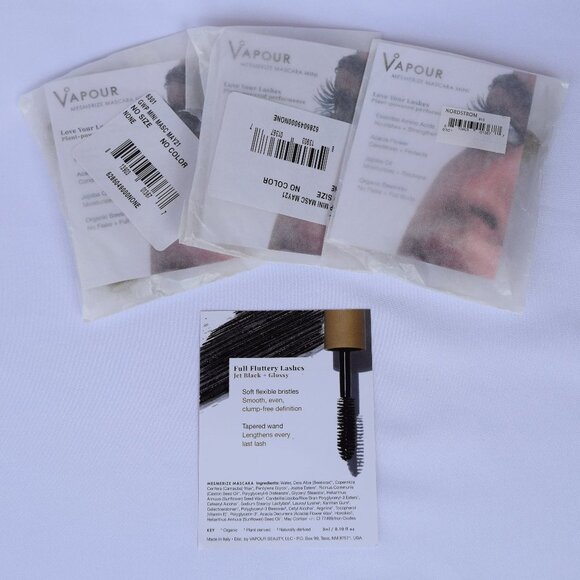 Vapour Mesmerize Mascara Mini Set-Jet Black,Buildable Length &Definition-3pc-NEW - Picture 5 of 13